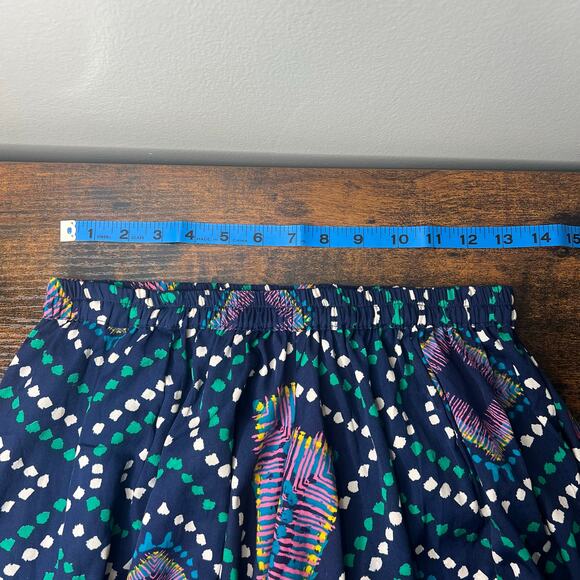 Women's Boho Maxi Skirt Sz. M Geometric Mosaic A-Line Gypsy Multicolor Hippie - Picture 6 of 8